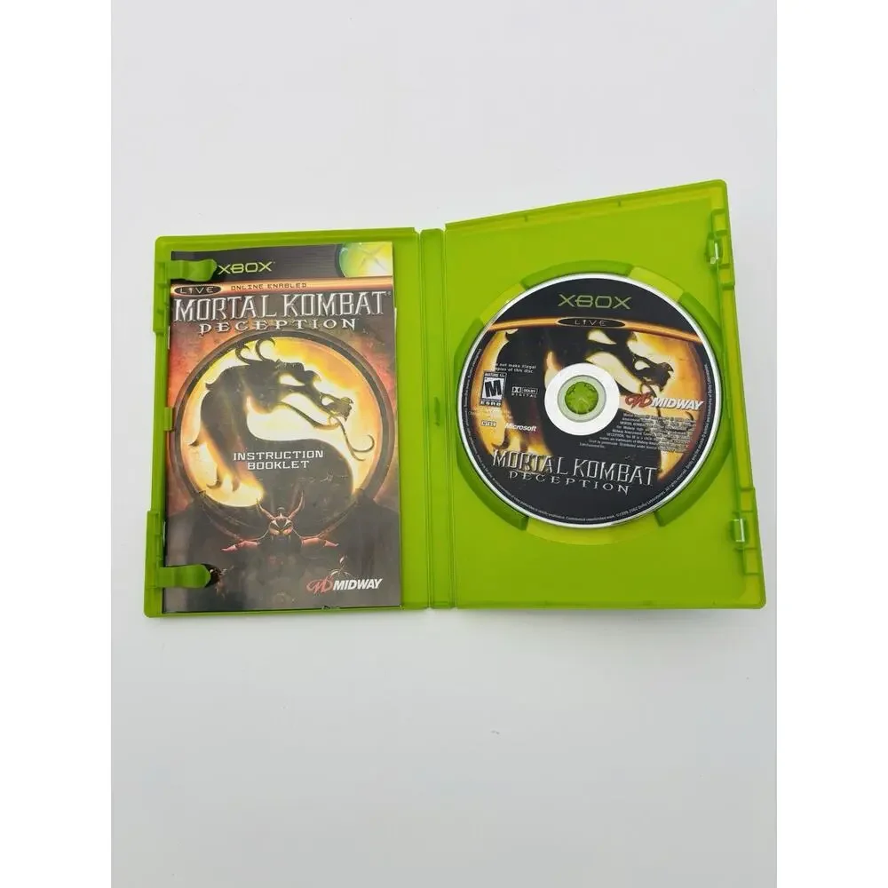 Mortal Kombat Deception (Microsoft Xbox, 2004) Complete CIB Tested Works VG